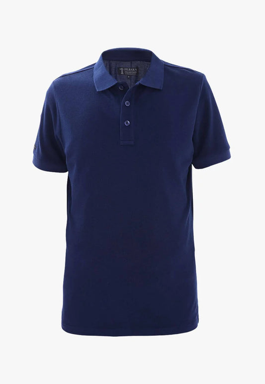 Plain Navy Cotton Polo