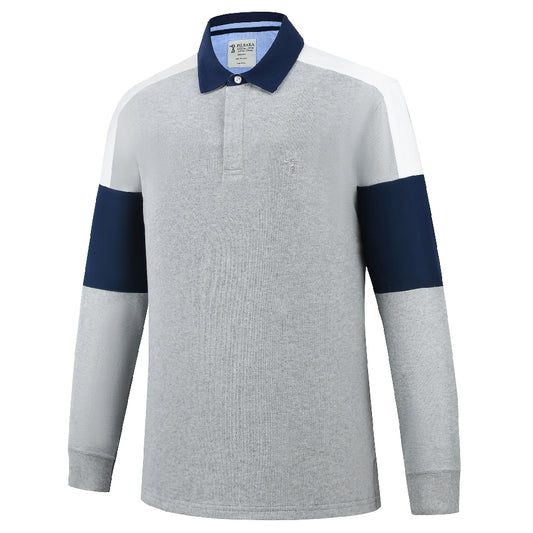 Grey Marle Rugby Top