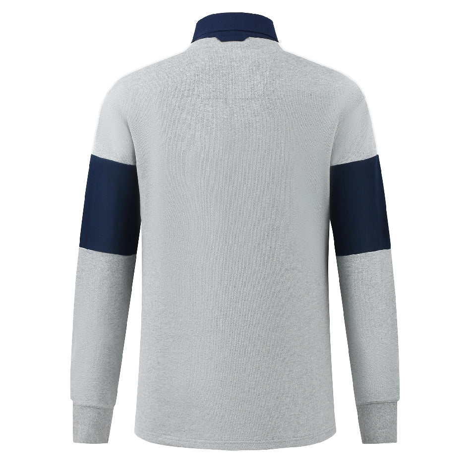 Grey Marle Rugby Top