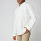 White Long Sleeve Oxford Shirt