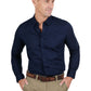 Navy Linen Shirt