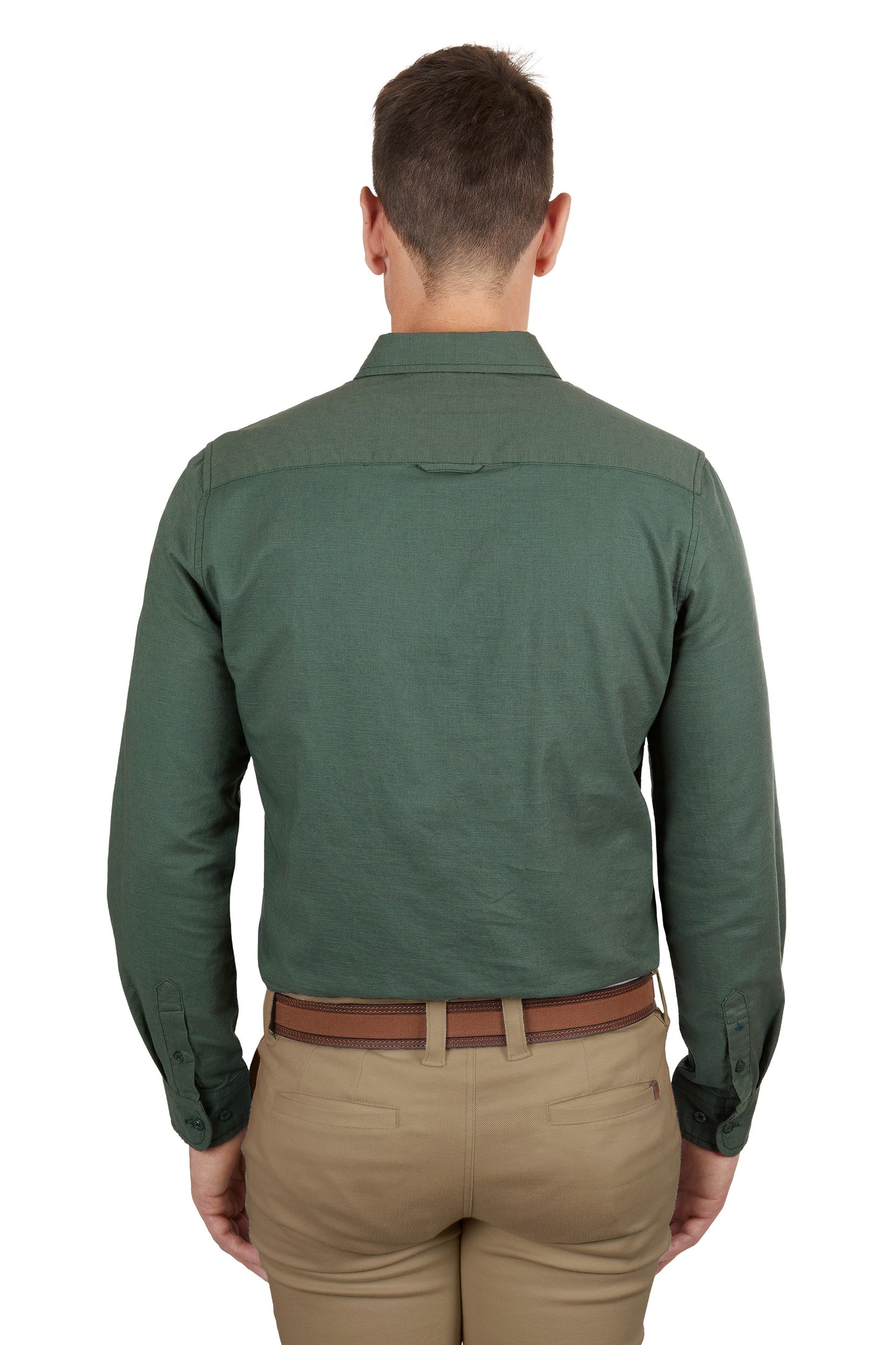 Green Linen Shirt