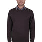 Fine Marino Wool Pullover Chestnut