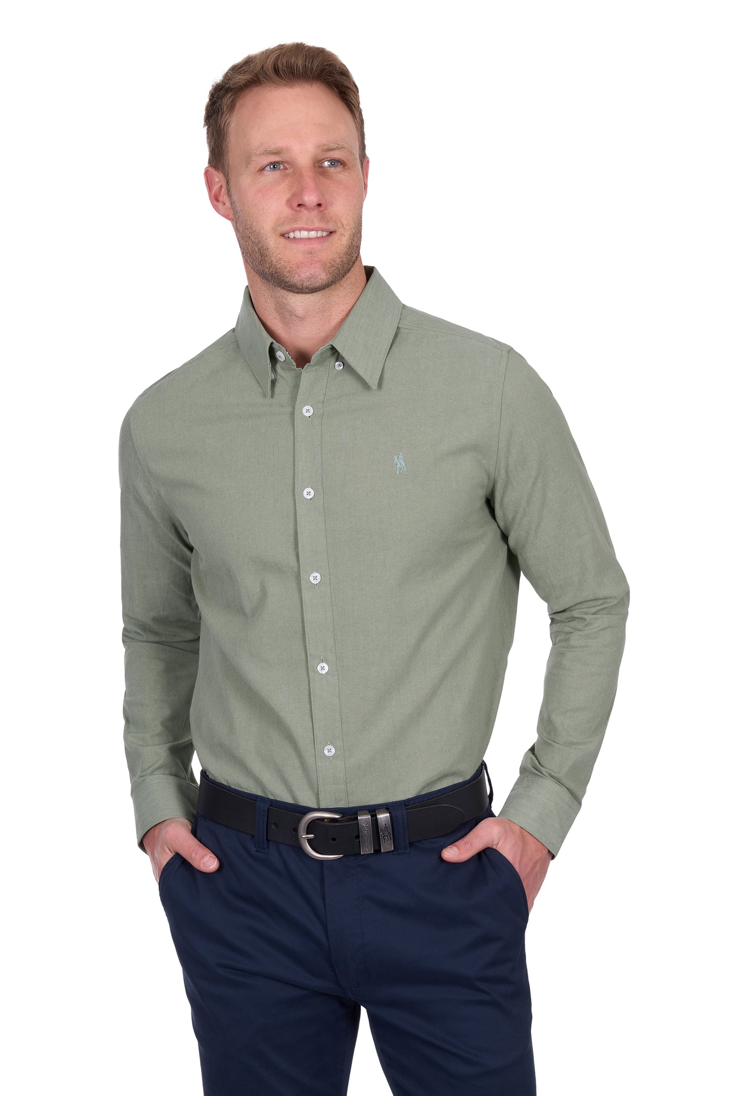 TC Olive Linen Shirt