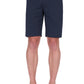 Navy Stretch Short