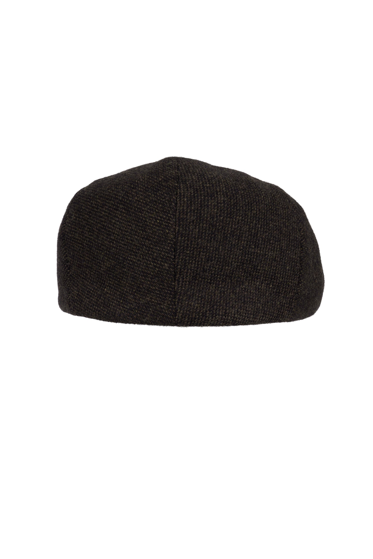 Navy Tweed Wool Driving Cap