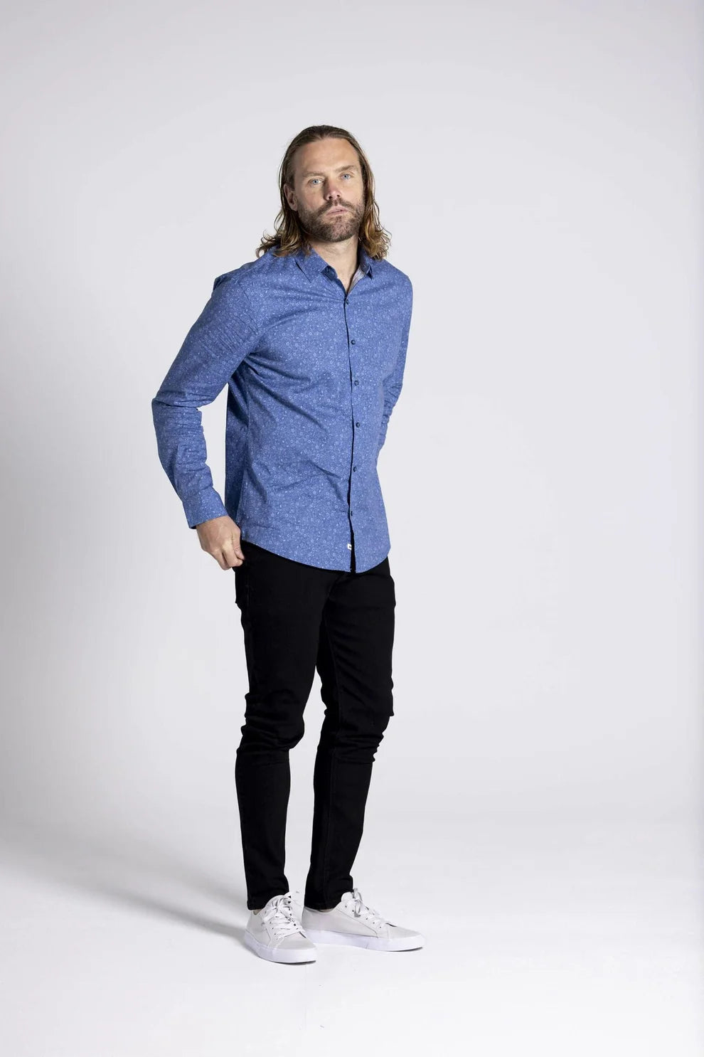 North Steel Blue Shirt