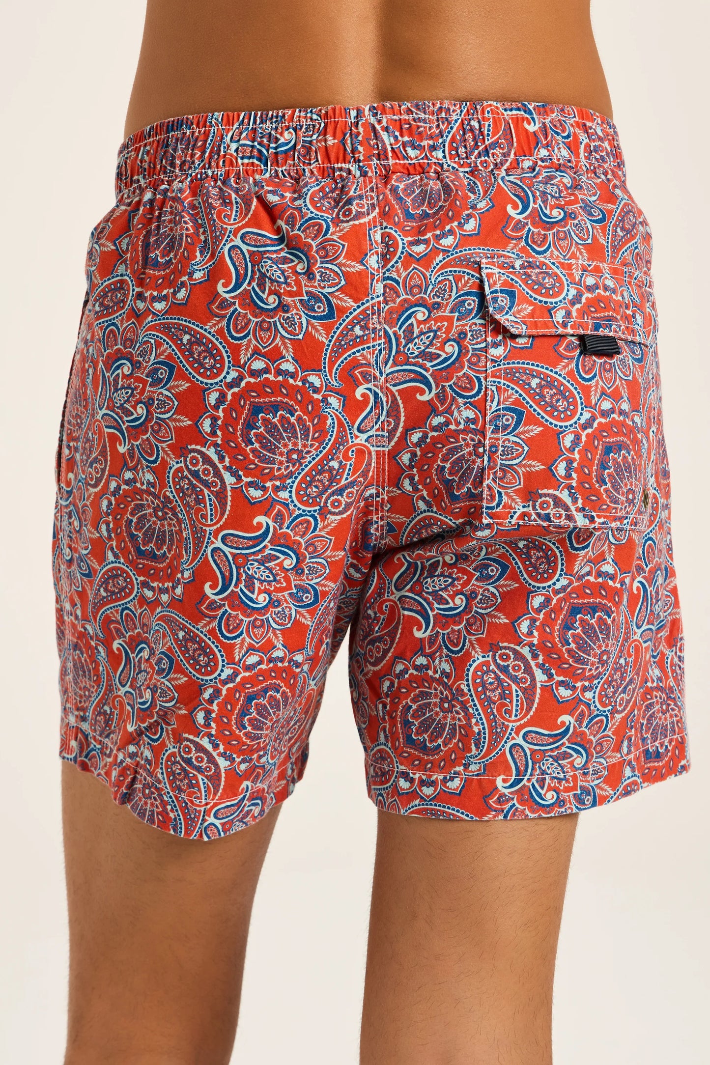 Red Paisley Bathers