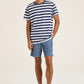 Navy Stripe Tee