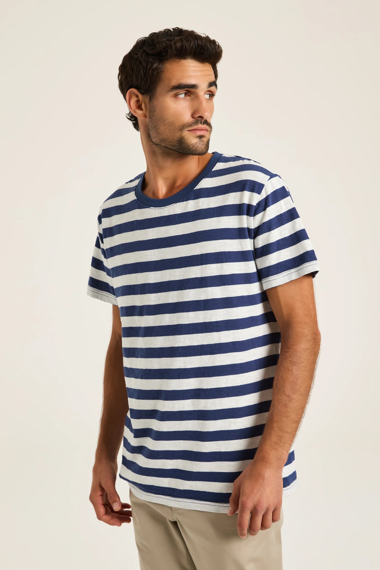 Navy Stripe Tee