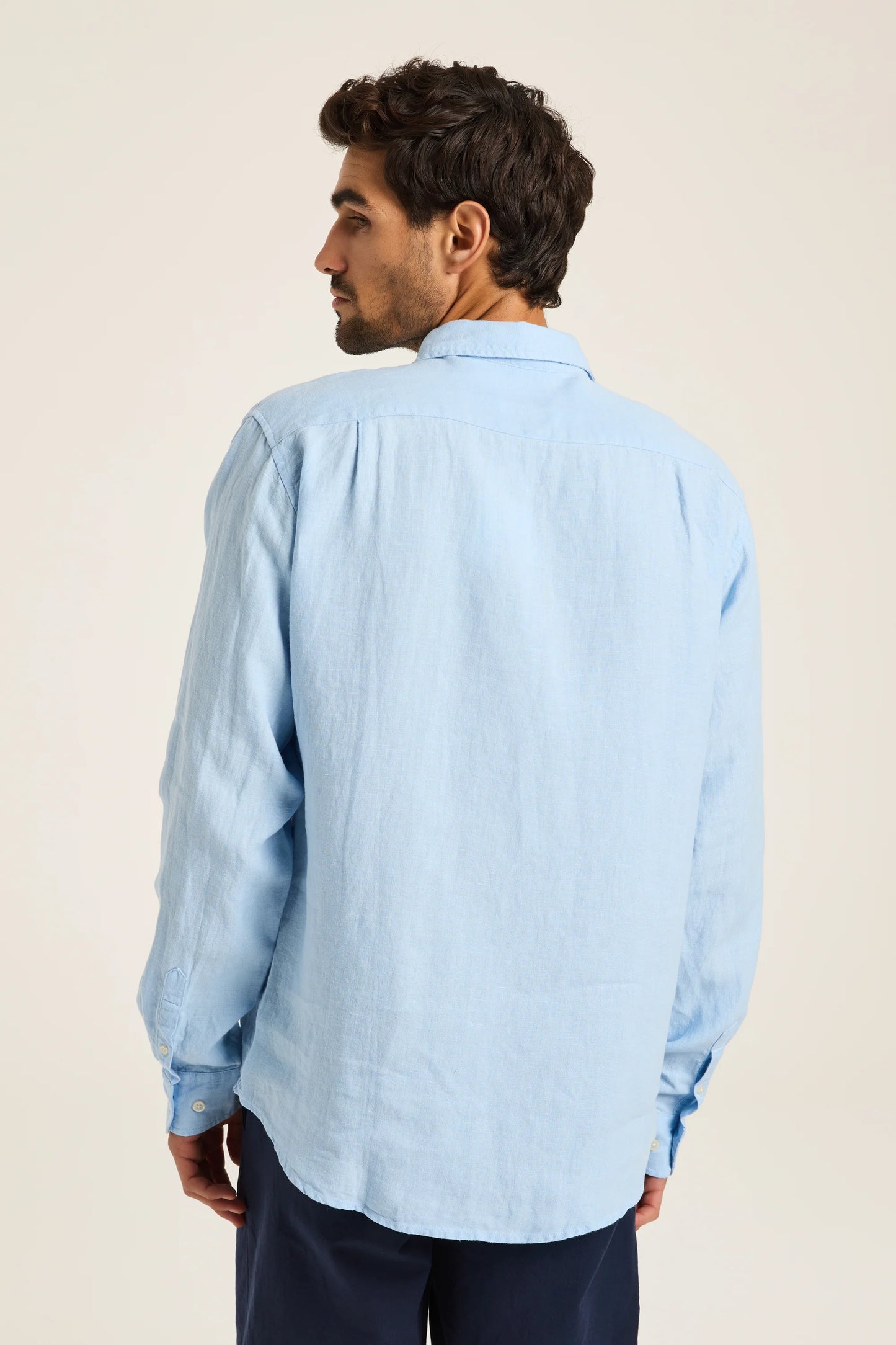 Sky Long Sleeve Linen Shirt