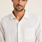 White Long Sleeve Linen Shirt