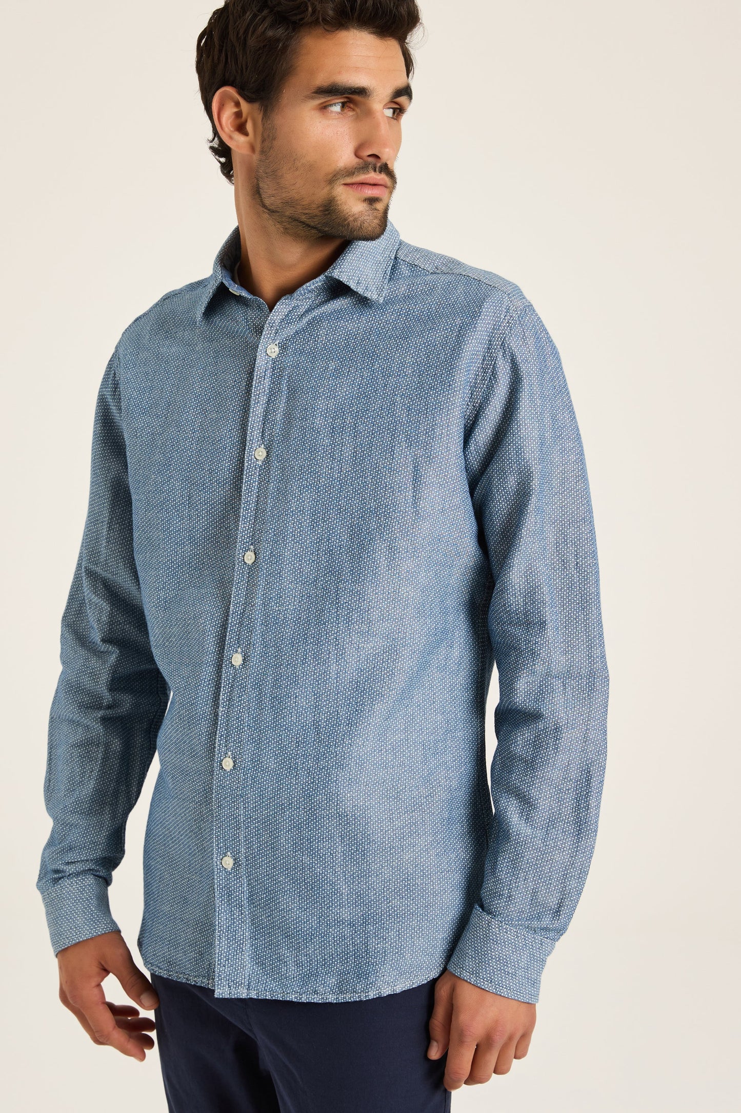 Linen Spot Shirt