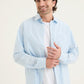 Sky Blue Cotton Shirt