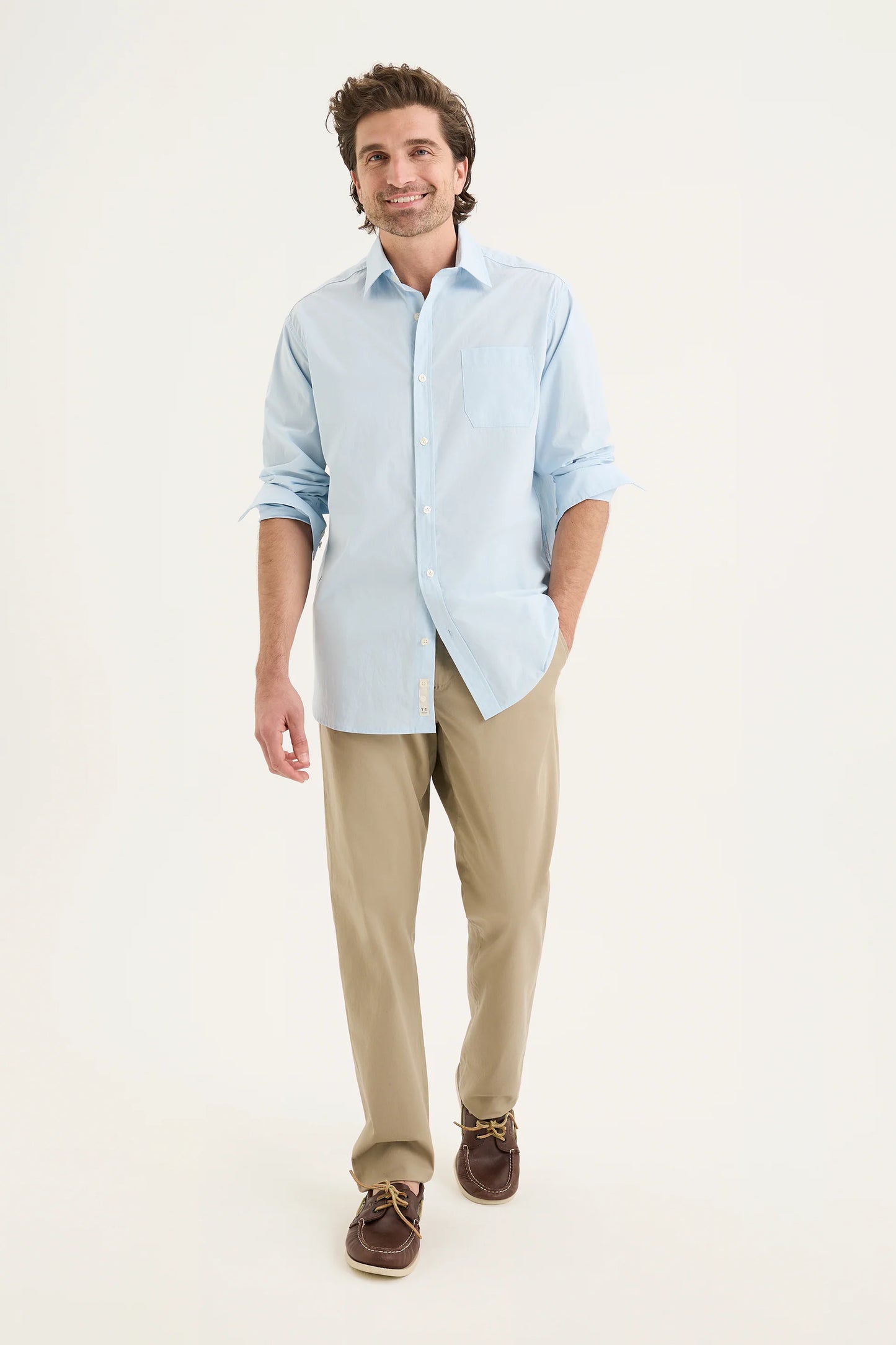 Sky Blue Cotton Shirt