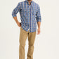 Indigo Check Cotton Shirt