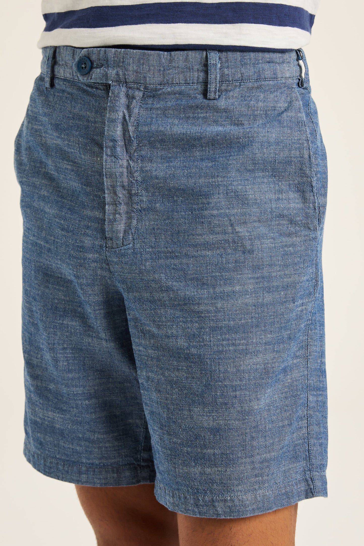 Chambray Linen Shorts