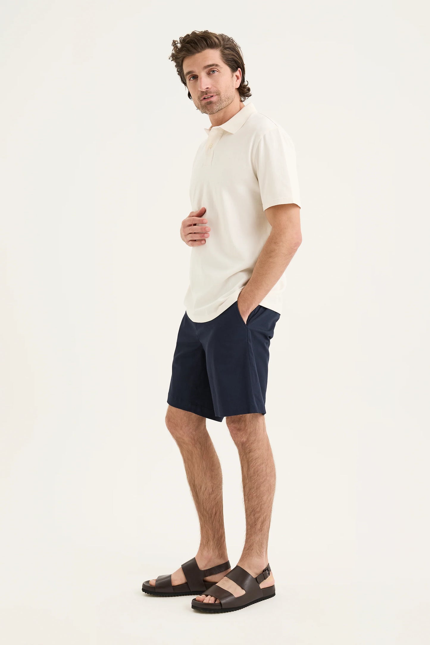 Navy Chino Short