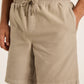 Stone Linen Shorts