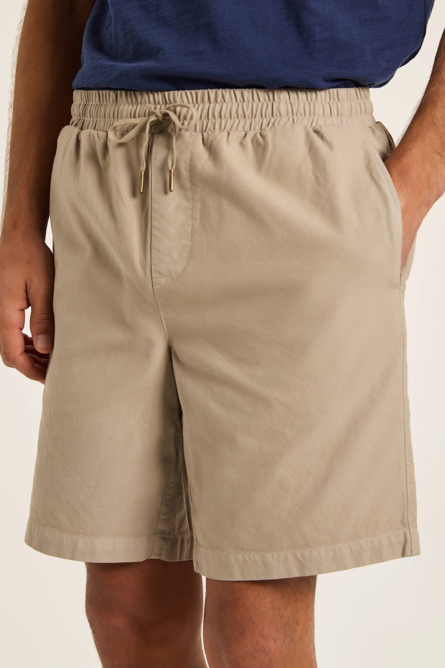 Stone Linen Shorts