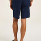 Navy Linen Shorts