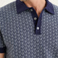 Navy Knit Polo
