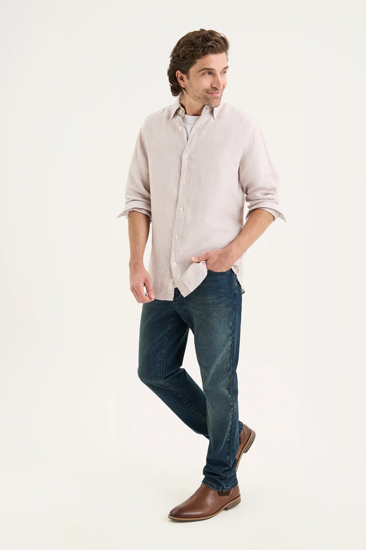Navy Stretch Jeans