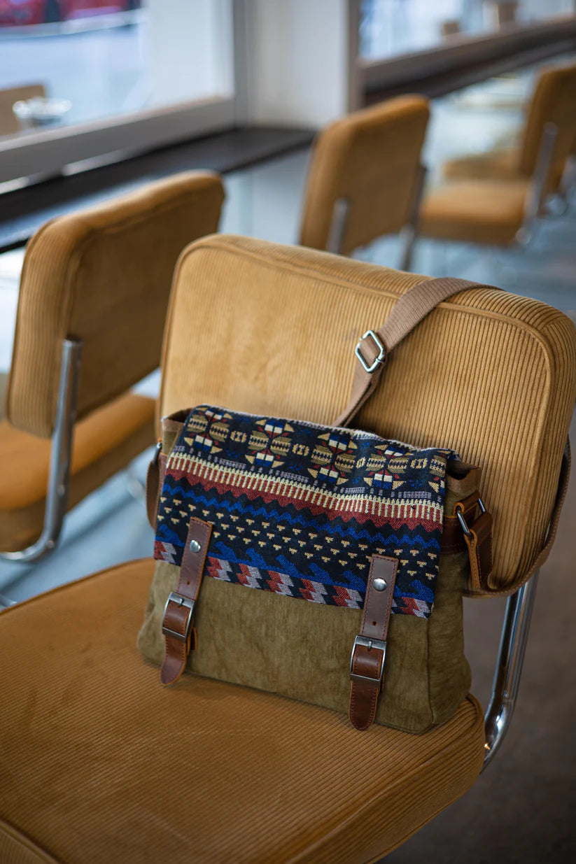 Sand Aztec Satchel