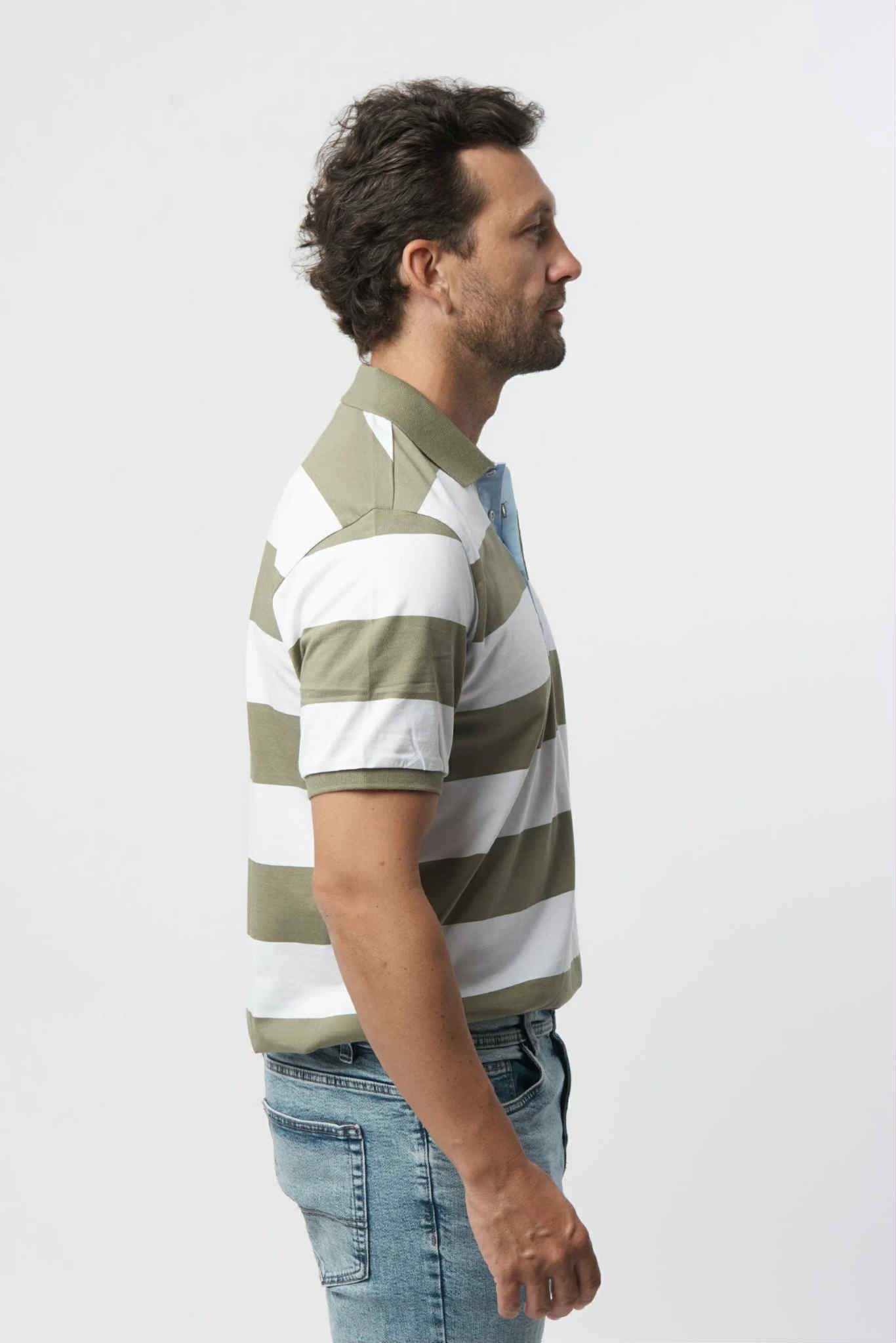 White Sage Cotton Polo