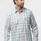 Beige Navy Check Shirt