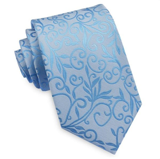 Sky Floral Tie