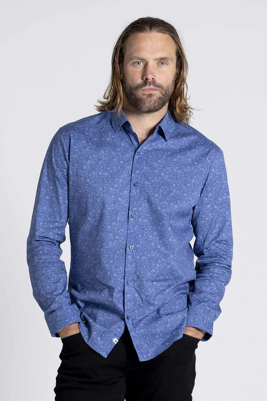 North Steel Blue Shirt