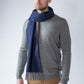 100% Lambswool Chocolate Hounds Tooth Scarf