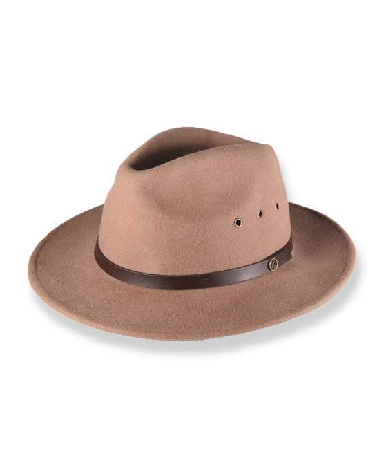 Tan Wool Felt Hat