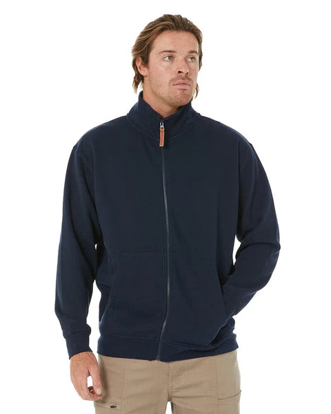 Navy Classic Zip Through Fleece