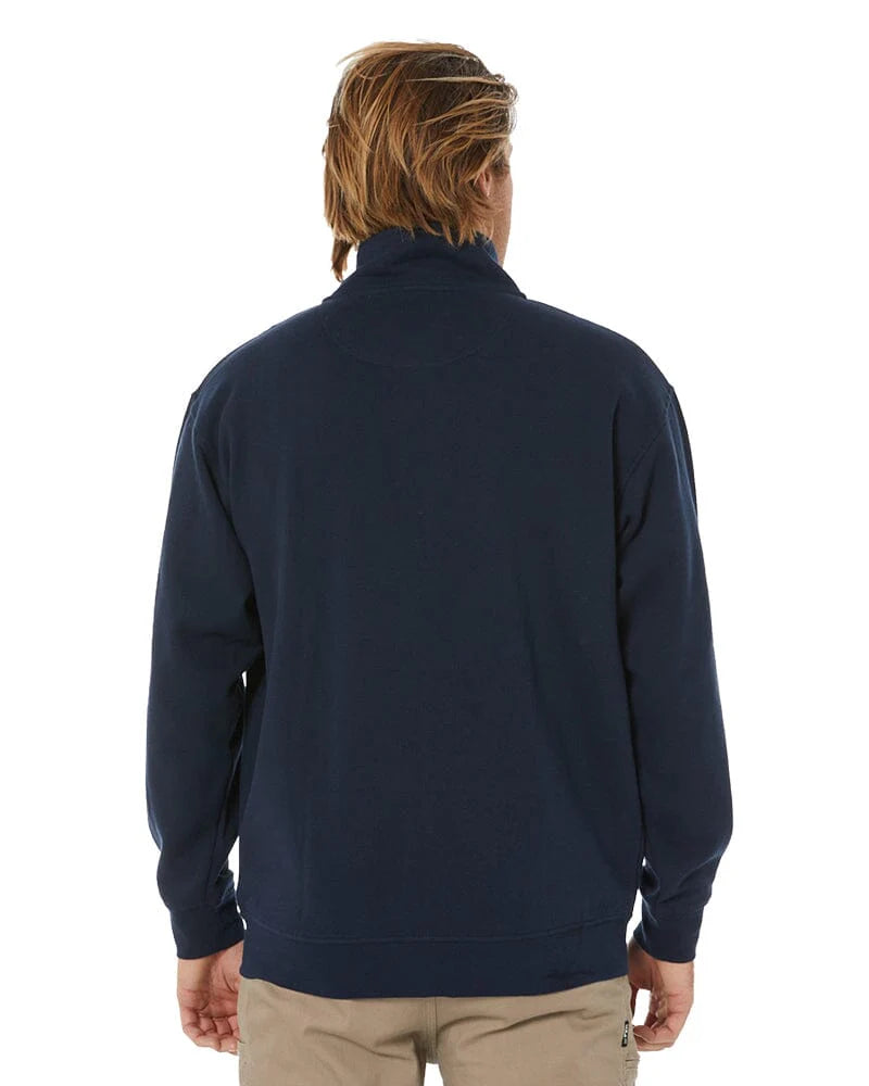 Navy Classic Zip Through Fleece