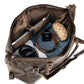 100% Leather Overnight Bag Brown