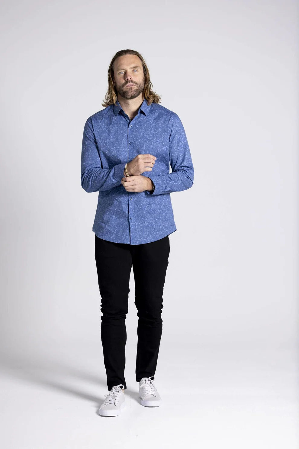 North Steel Blue Shirt