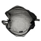100% Leather Duffel Bag - Black