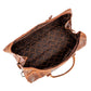 100% Leather Weekender Brown Bag
