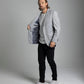 Grey Knit Blazer