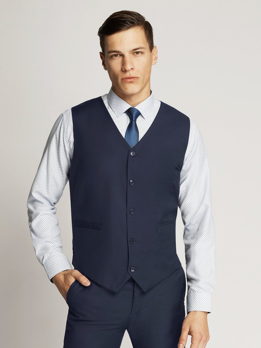 Bellaggio Navy Vest